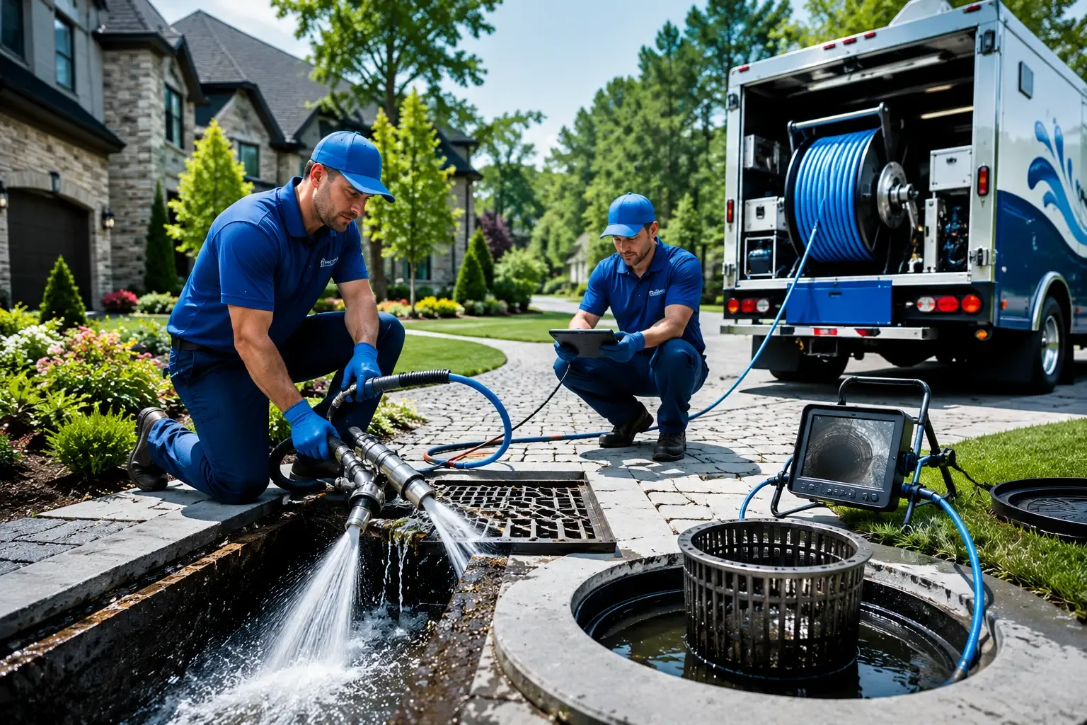 Local outdoor drain cleaning professionals in La Marque, TX