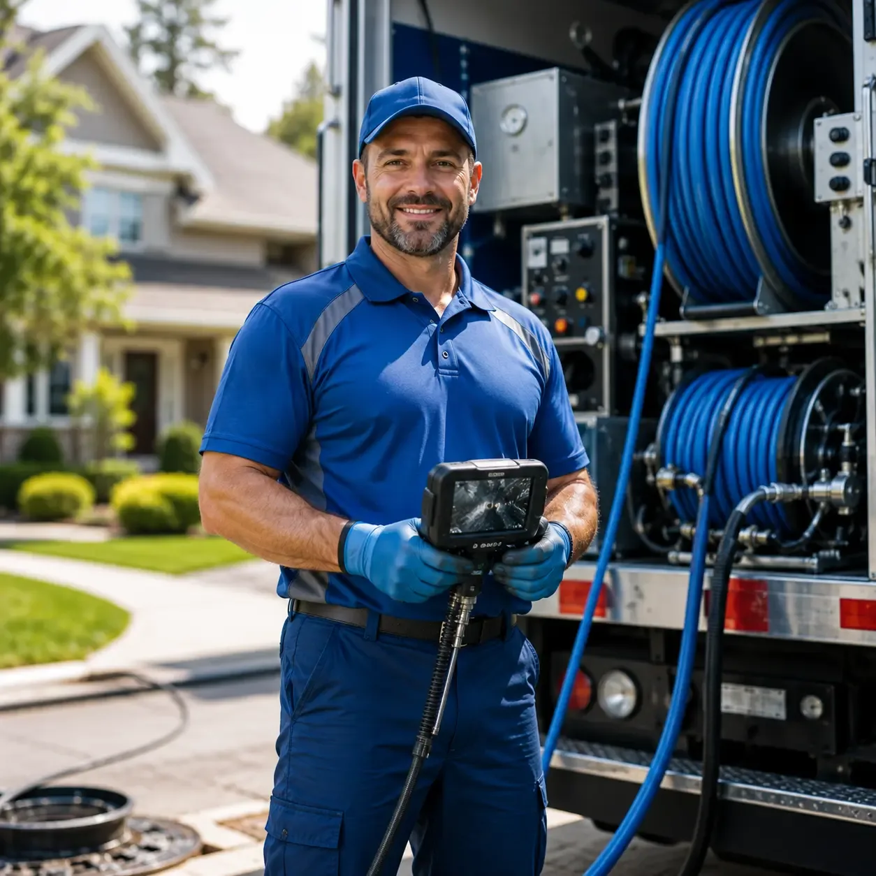 Local outdoor drain cleaning specialists in La Marque, TX